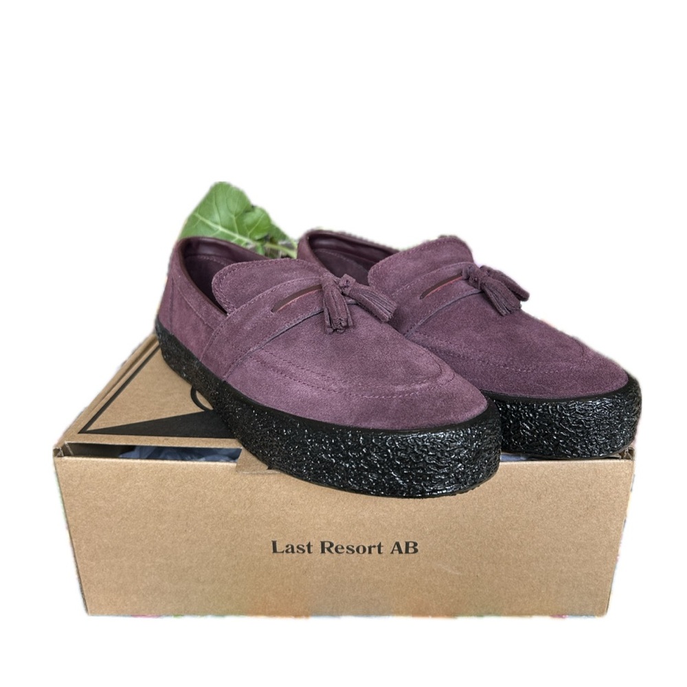 Last Resort AB Purple Suede Loafers